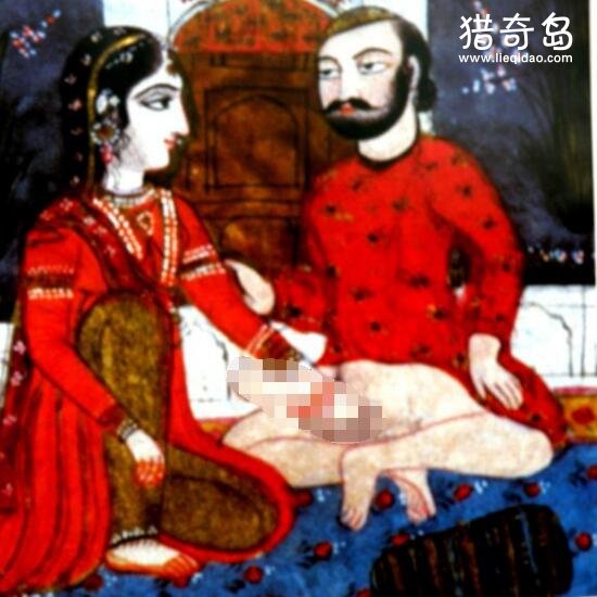 古代印度春宫图片，男女淫荡交合变换激情姿势
