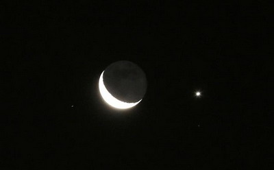 金星合月 天象上演 天象预兆 发生时间 意味着什么