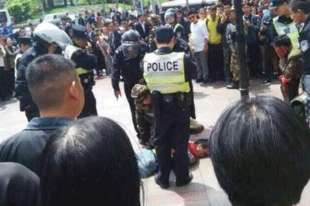 上海人民广场杀人案件,大庭广众之下致一名女子死亡