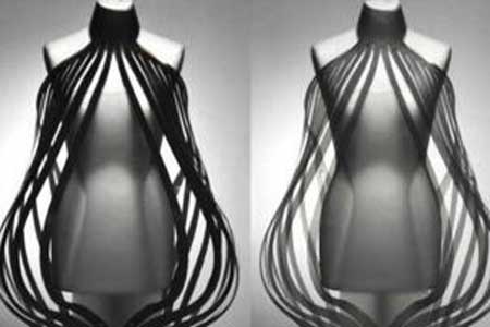 世界上最神奇的裙子,根据人的心跳改变裙子的透明度
