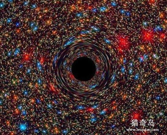 宇宙中最大的黑洞，超级黑洞(十万亿倍太阳质量)